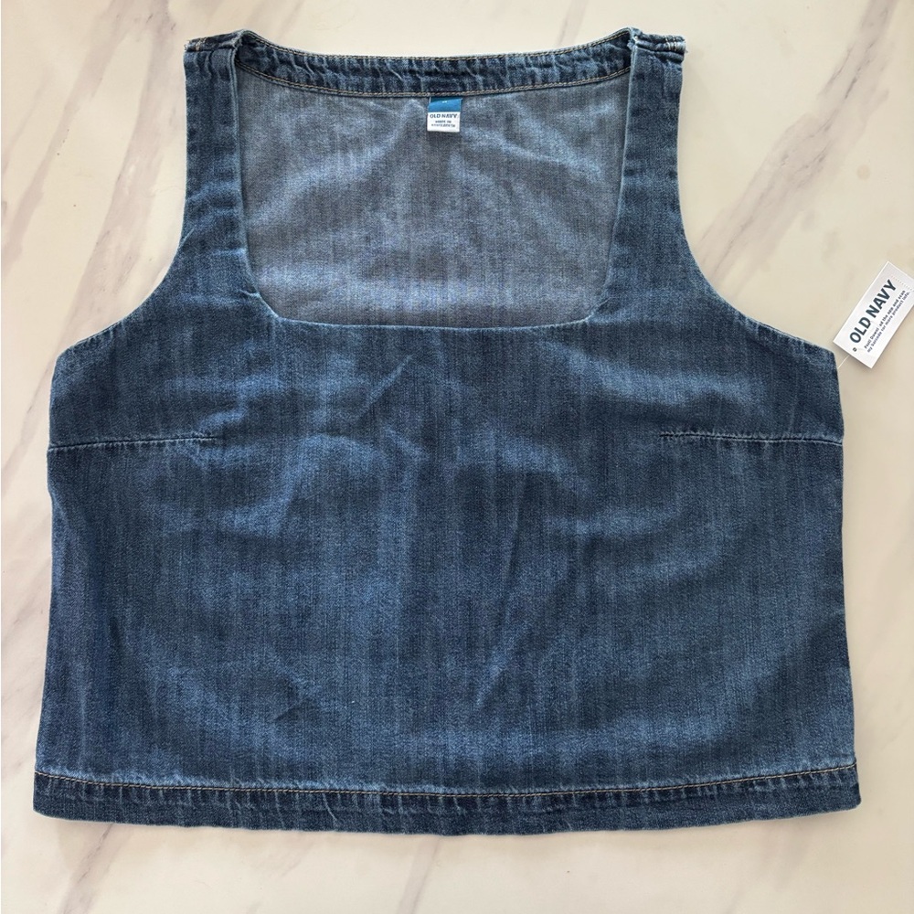 Old navy denim tank top